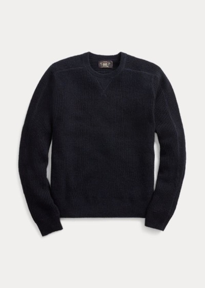 Sueter Ralph Lauren Hombre Azul Marino - Waffle-Knit Cashmere - BGYOJ2036